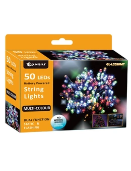 Sansai 50 Led String Lights - Multicoloured