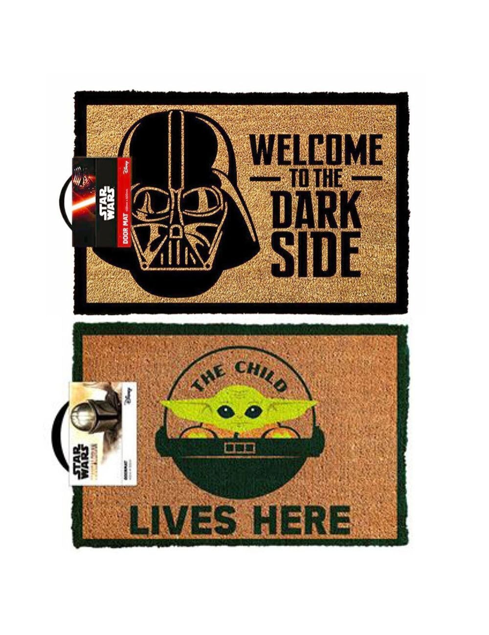 2pc Star Wars Welcome To The Dark Side Door Mat & The