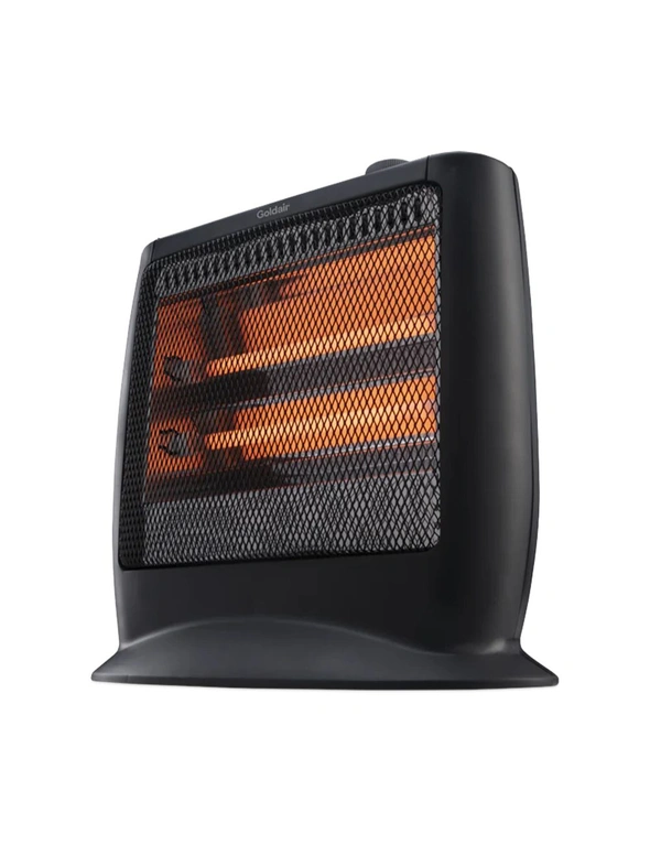 Goldair 35cm Select 2 Bar 800W Radiant Heater Home/Room/Lounge Heating Charcoal, hi-res image number null