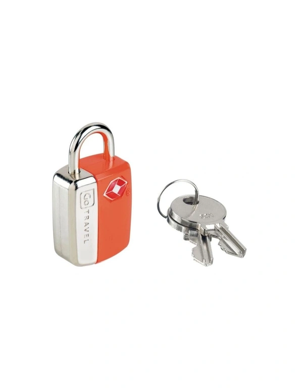 2pc Go Travel Sentry Luggage/Suitcase Safety TSA Key Travel Padlocks Assorted, hi-res image number null