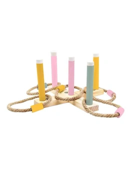 Good Vibes Rope Quoits Outdoor Kids/Family Party Throwing/Tossing Games Set 3+