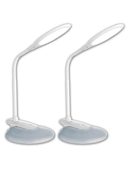 Sansai Dual Base LED Desk Lamp 2x