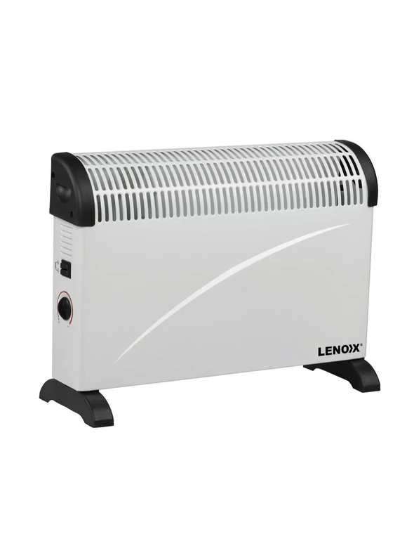 Lenoxx 2000W Convector Heater Small 53x20x39cm Portable/Lightweight White, hi-res image number null