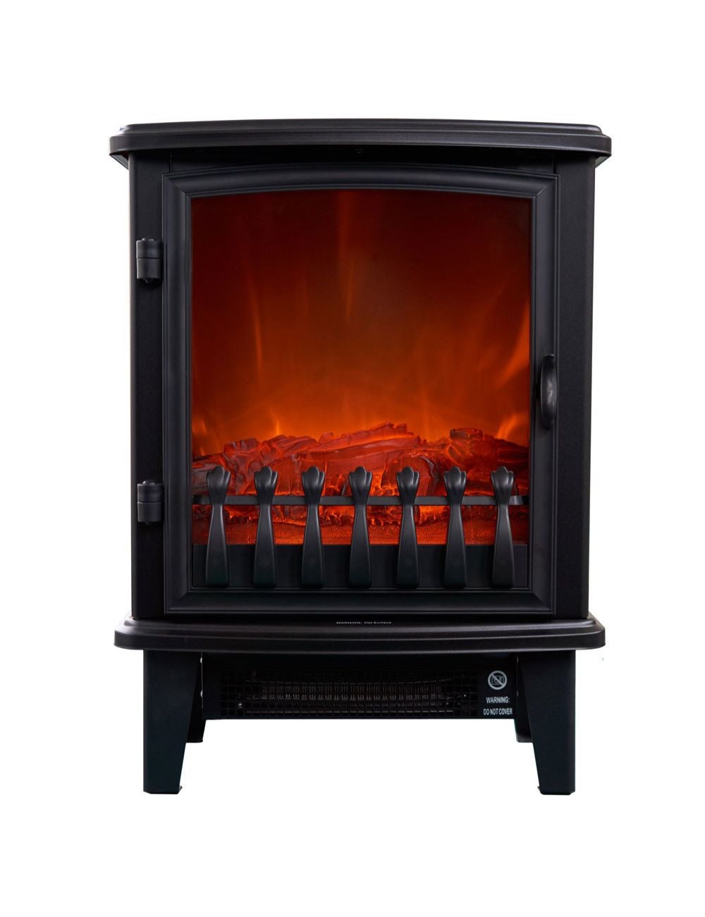 Heller 1800w Electric Fireplace Heater - Black 