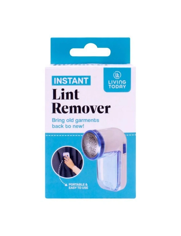 2x Living Today Battery Operated Instant Clothing Lint Remover 9.8x4.5x7cm, hi-res image number null