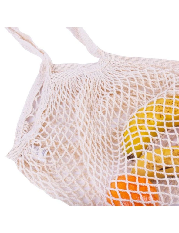 2x Clevinger Eco Cotton Weave Net Shopping/Produce Tote Bag 30x40cm Assorted, hi-res image number null