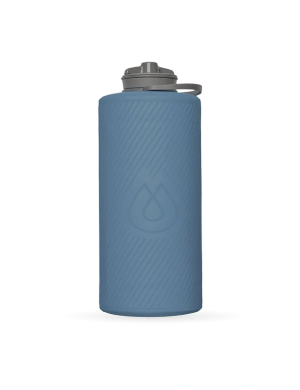 Hydrapak Flux Outdoor/Hiking Flexible Water Drink Bottle/Flask Tahoe Blue 1L, hi-res image number null