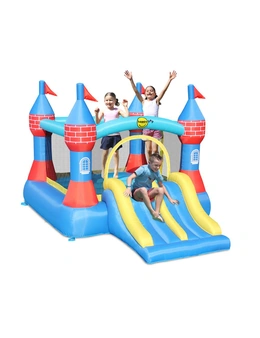 Happy Hop Inflatable Castle Bouncer with Double Slide