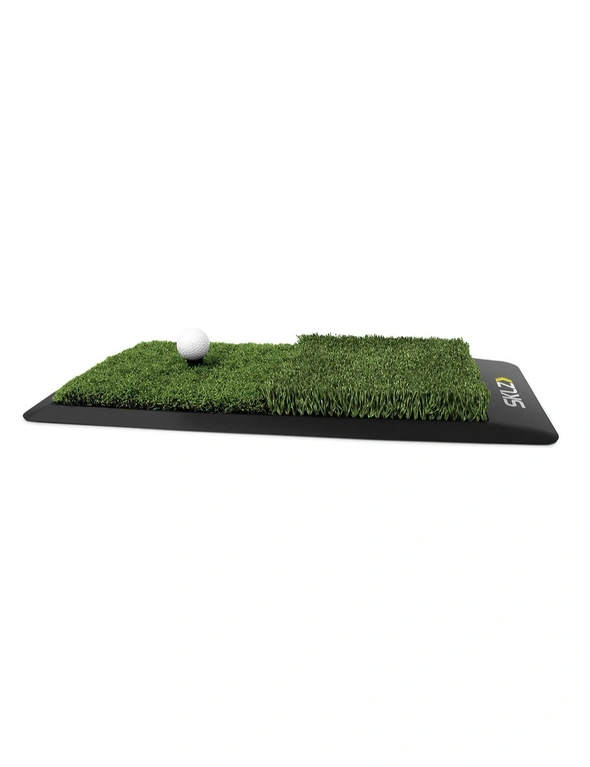 SKLZ 23.5" Golf Training Indoor/Outdoor Portable Grass Launch Pad/Tee Mat Set, hi-res image number null