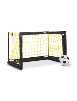 SKLZ 22â€ Pro Mini Soccer Indoor Sports Goal Practice Net w/Soft Soccer Ball Set