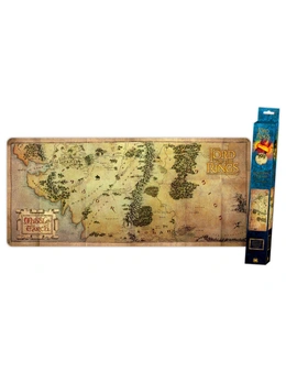 Lord of the Rings Trilogy Themed Map XXL Gaming Mat Computer Mouse Pad 90x40cm