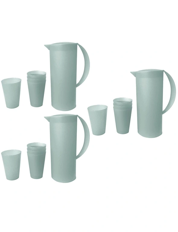 Frosted Plastic Jug280ml 4PK Cup Set 1.5L, hi-res image number null