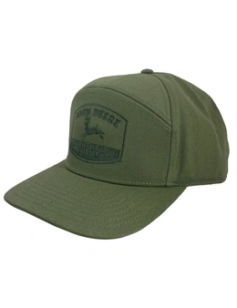 John Deere LP83259-JD Men's Cotton Twill 7 Panel Embroidered Cap/Hat One Size
