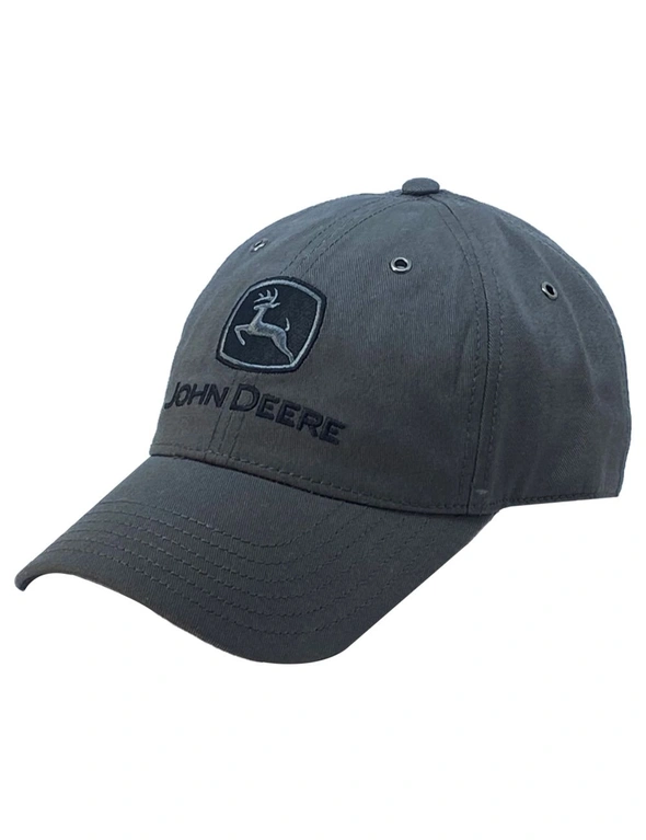 John Deere LP83266-JD Cotton Twill Cap/Hat Embroidered Logo Charcoal One Size, hi-res image number null