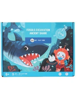 Jarmelo Fossils Excavation Kit Shark Digging Fun Activity Play Set Game Toy 6+