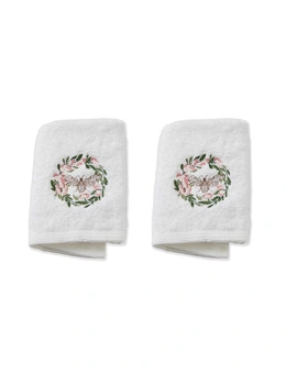Ink Organic Cotton Waffle Hand Towel & Face Washer Set – Pilbeam