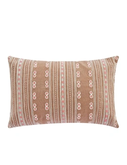 J.Elliot Home Emily 35x55cm Cushion Pillow Rectangle Sofa Decor Warm Taupe Multi