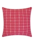 J.Elliot Home Tahlia 50x50cm Cushion Pillow Square Sofa Decor Dusty Red & Cream, hi-res