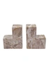 2pc J.Elliot Home Isabella 12x15cm Marble Bookends Support Organiser Rectangle, hi-res