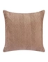 J.Elliot Home Chevvy 50x50cm Cushion Pillow Square Sofa/Room Decor Warm Taupe, hi-res