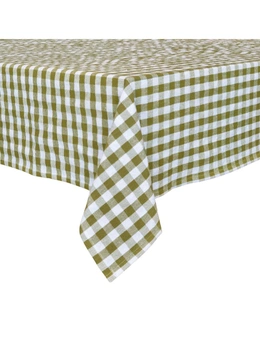 J.Elliot Home Ginny 150x270cm Cotton Tablecloth Rectangle Table Cover Bayleaf
