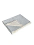 J.Elliot Home Hayley 130x160cm Cotton Throw Blanket Bedding Decor Grey & Cream, hi-res