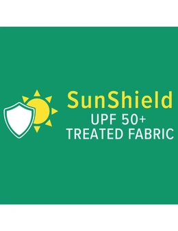 Clifton Kids Safe 78.5cm Wind Resistant Umbrella UPF50+ UV Sun/Rain Shade Red