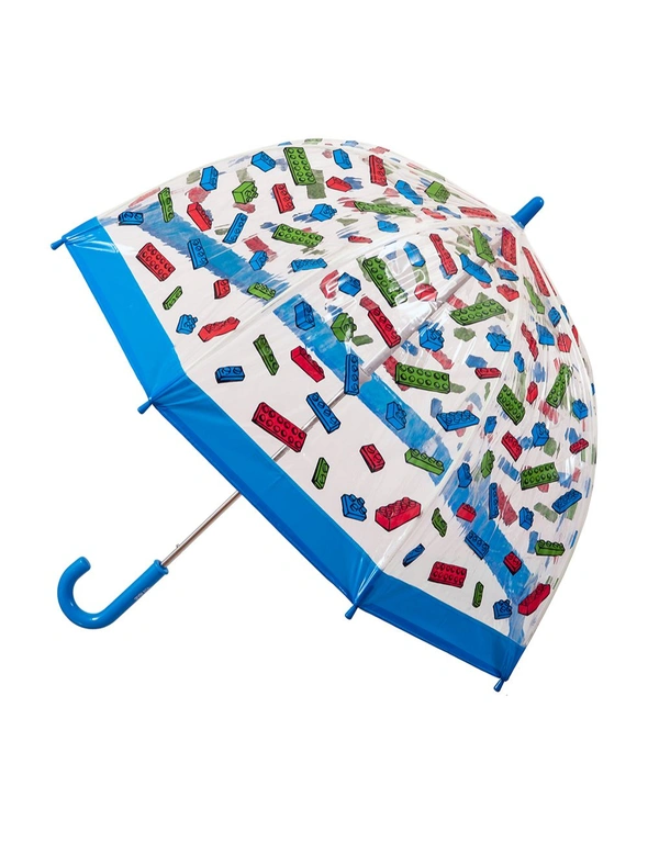 Clifton Kids 67cm Clear PVC Dome/Birdcage Umbrella Sun Shade Building Blocks, hi-res image number null