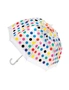 Clifton Kids 67cm Clear PVC Dome/Birdcage Umbrella Wind Resistant Multi Spots, hi-res