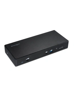Kensington SD4850P Dual USB-C 100W Dock HDMI/DisplayPort For Laptop/PC Black