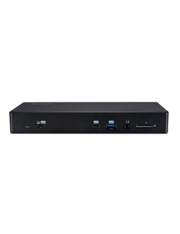Kensington SD4850P Dual USB-C 100W Dock HDMI/DisplayPort For Laptop/PC Black
