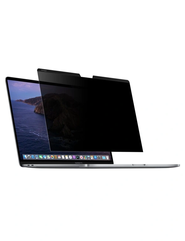 Kensington Reversible Privacy Screen Protector Guard For MacBook Pro 16" Black, hi-res image number null