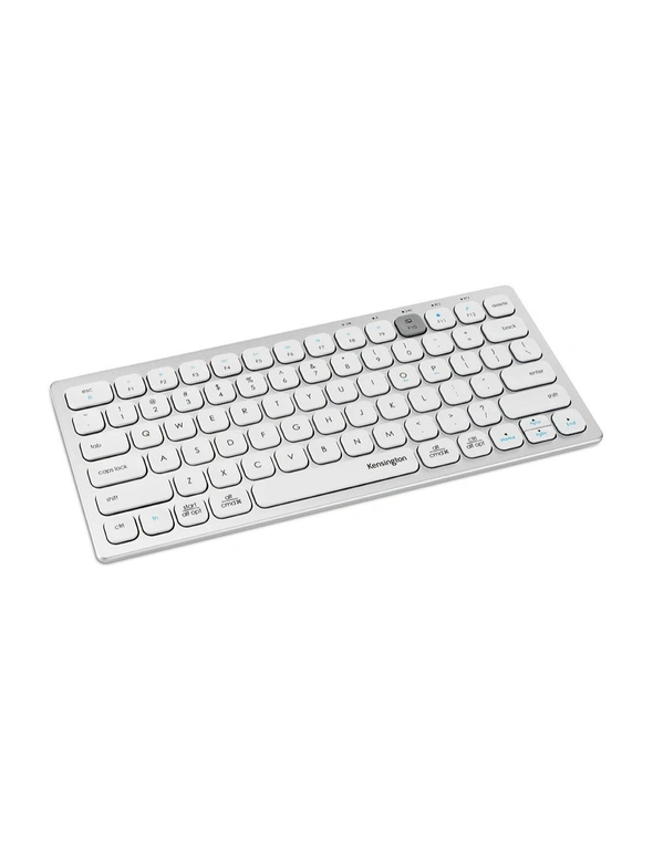 Kensington Mutli-Device Dual Wireless Bluetooth Keyboard For Laptop/PC Silver, hi-res image number null