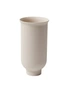 Pilbeam Living Finn Matte Finish Modern Porcelain Clay Vase Home Decor Small WHT, hi-res