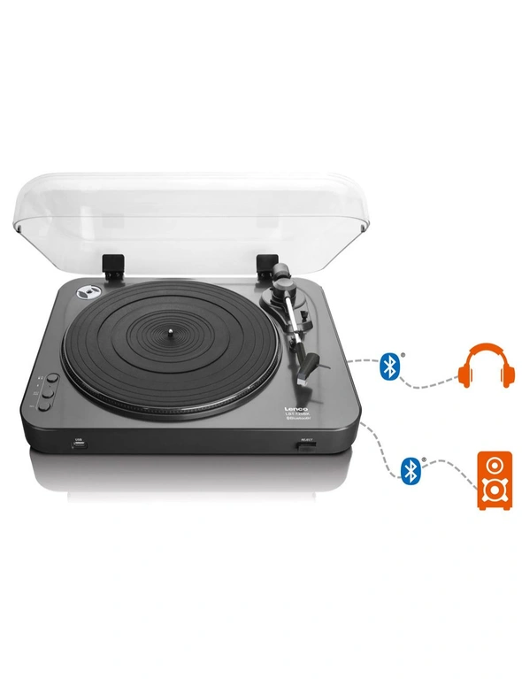 Lenco LBT-120BK Turntable Record Vinyl Player w/ Direct Encoding/Bluetooth Black, hi-res image number null