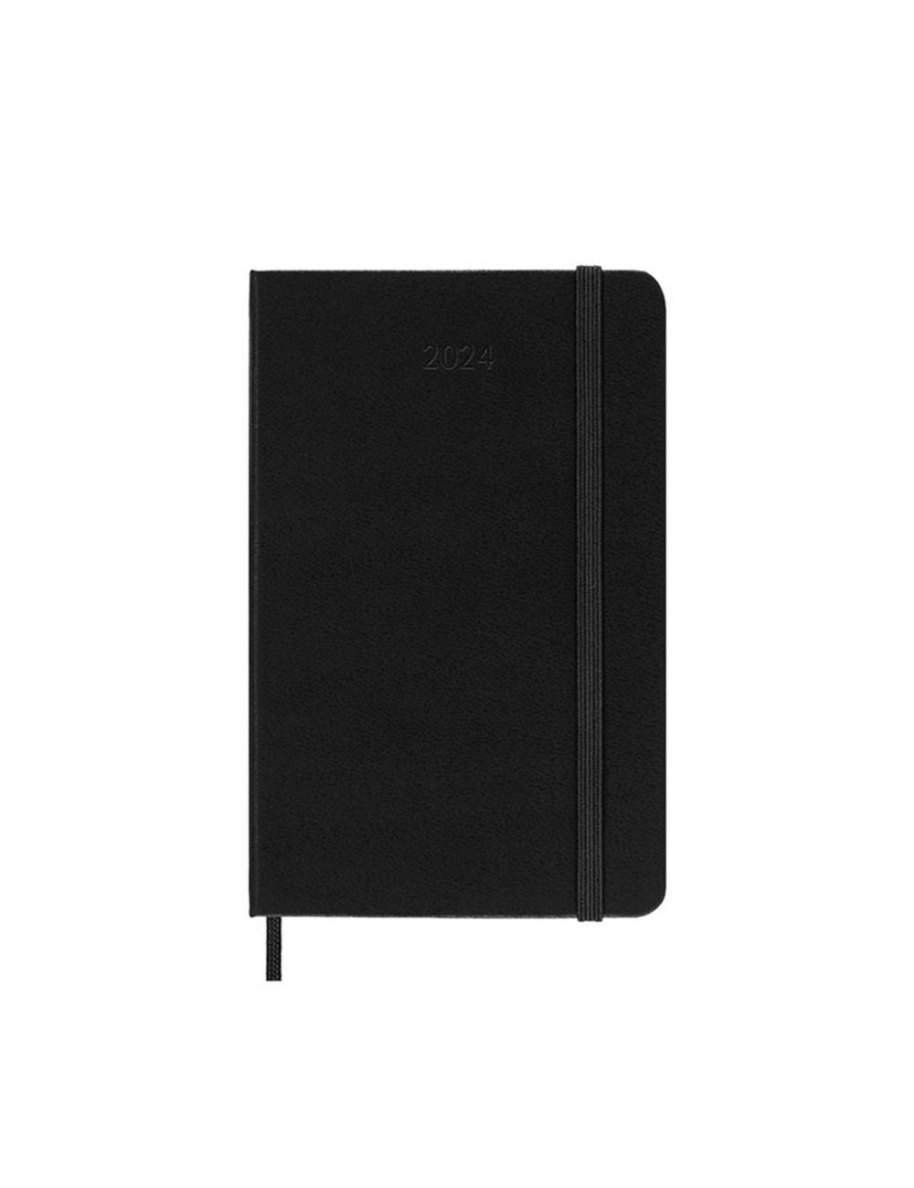 Moleskine 2024 12 Month Weekly Notebook Hard Cover Pocket Diary Journal