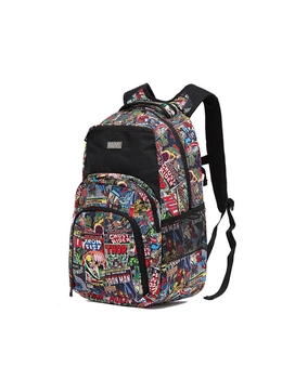 Marvel Comic Cover Pattern Laptop Padded Adults Shoulder Backpack Bag 45x30x20cm