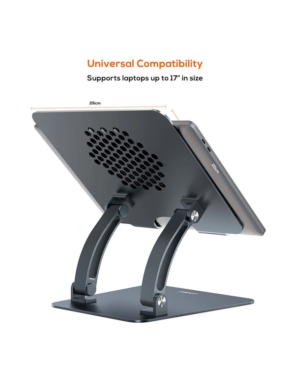 mBeat Stage S6 Adjustable Elevated Laptop & MacBook Stand - Space Grey, hi-res image number null