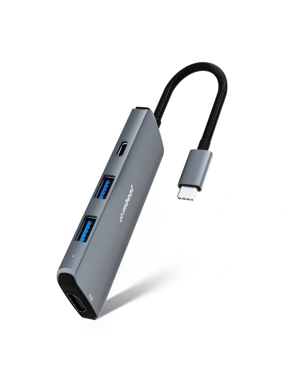 Mbeat Elite 7-in-1 Multifunction USB-C 3.2 Data Hub 8k HDMI/SD Card 10GBPS Grey, hi-res image number null