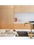 3pc Bambury 80x50cm Microfibre Kitchen/Tea Towel Set Dry Dish/Glass Cloth Mocha, hi-res
