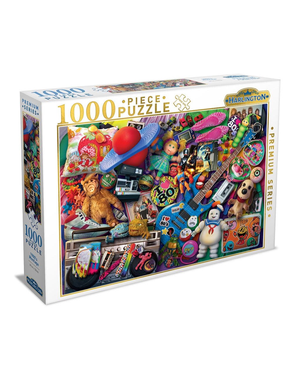 1000pc Harlington 1980's Montage Jigsaw Puzzle Piece Kids/Children ...