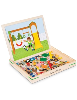 Melissa & Doug Kids/Children Wooden Magnetic Matching Learning Picture Toy Game