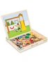 Melissa & Doug Kids/Children Wooden Magnetic Matching Learning Picture Toy Game, hi-res
