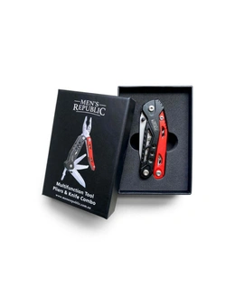 Men's Republic Stylish 7 In 1 Multi Tool Pliers & Knife Home DIY Gift Set