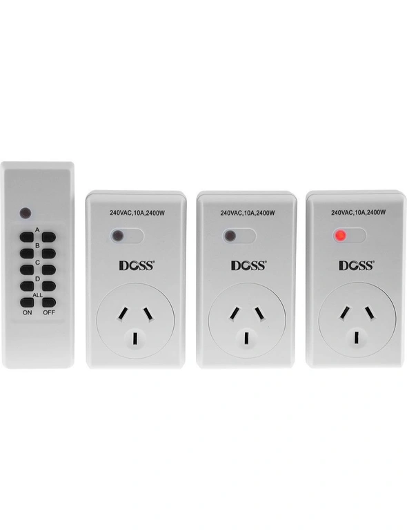 Doss MRC03V2 Mains Outlet Switch, hi-res image number null