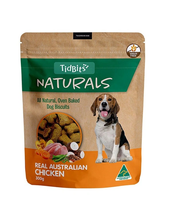 2x Tidbits 300g Naturals Dog Biscuits Chicken, hi-res image number null