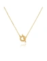 Culturesse Oaklyn 18K Gold Plating Austrian Zirconia Fashion Pendant Necklace, hi-res