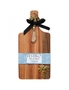 Wooden 32cm Serving Board & Spreader - Palm Tree Brass, hi-res