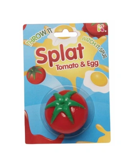 3PK Fumfings Novelty Tomato & Egg Splat Ball 15cm - Assorted