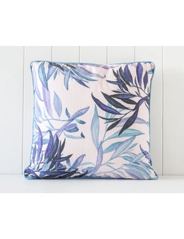 Rayell Indoor Square Cushion Botanical Print Home/Lounge Decor Blue 45x45cm